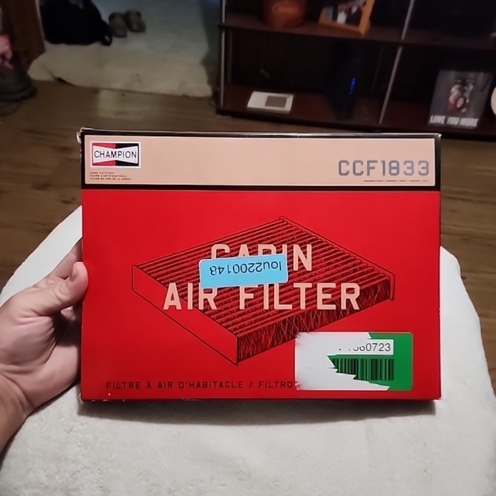 Champion Cabin Air Filter CCF1833